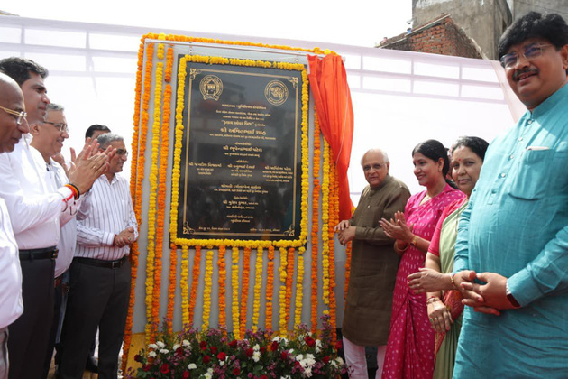Gujarat CM inaugurates four-lane flyover at Satadhar Junction in Ahmedabad
