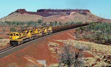  A Robe river train in the Pilbara