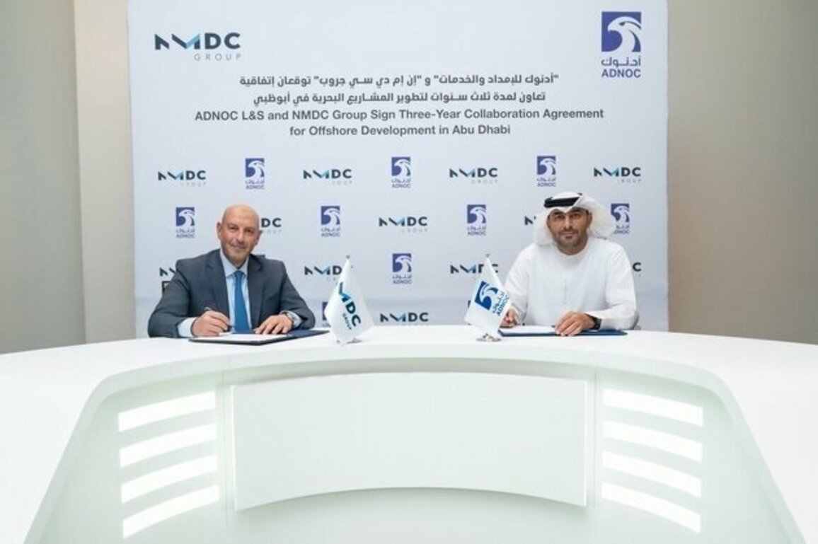 NMDC, ADNOC L&S sign collaboration agreement for offshore development in Abu Dhabi