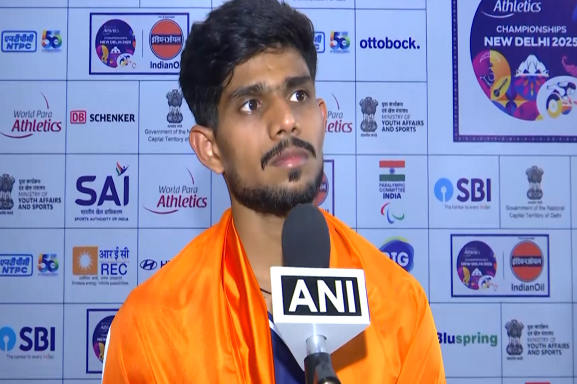 "Want to break world record of 1.96 m": Para high-jump athlete Shailesh after gold at World C'ships