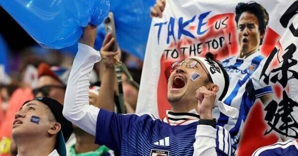 Continuing custom, followers of Japan clear up postgame