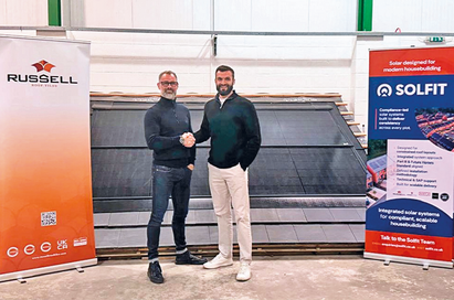 Russell Roof Tiles and Solfit partner on roof-integrated solar delivery