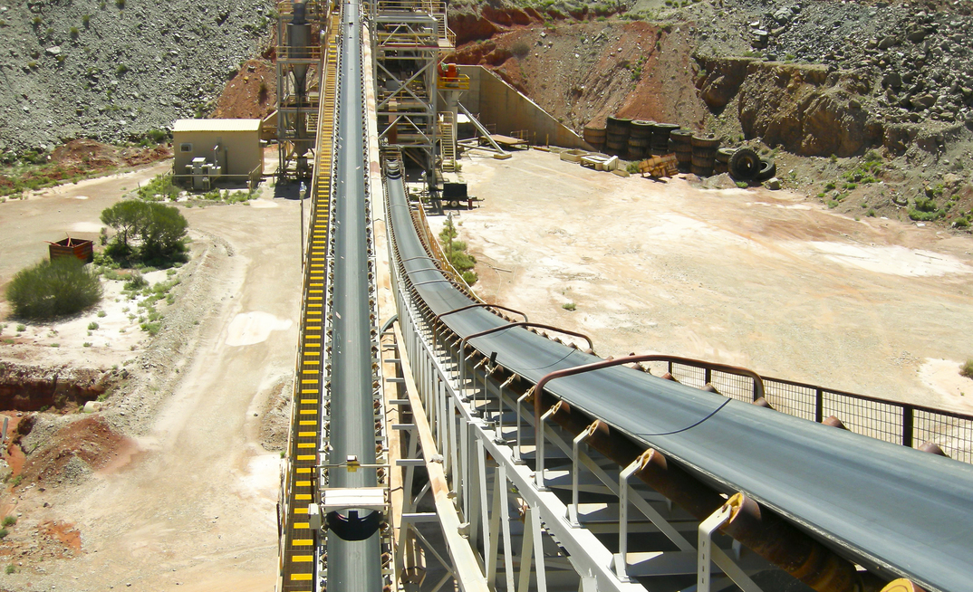 A gold mining process plant