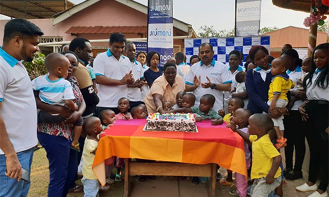 Unimoni celebrates Christmas at Sanyu babies home Unimoni celebrates Christmas at Sanyu babies home