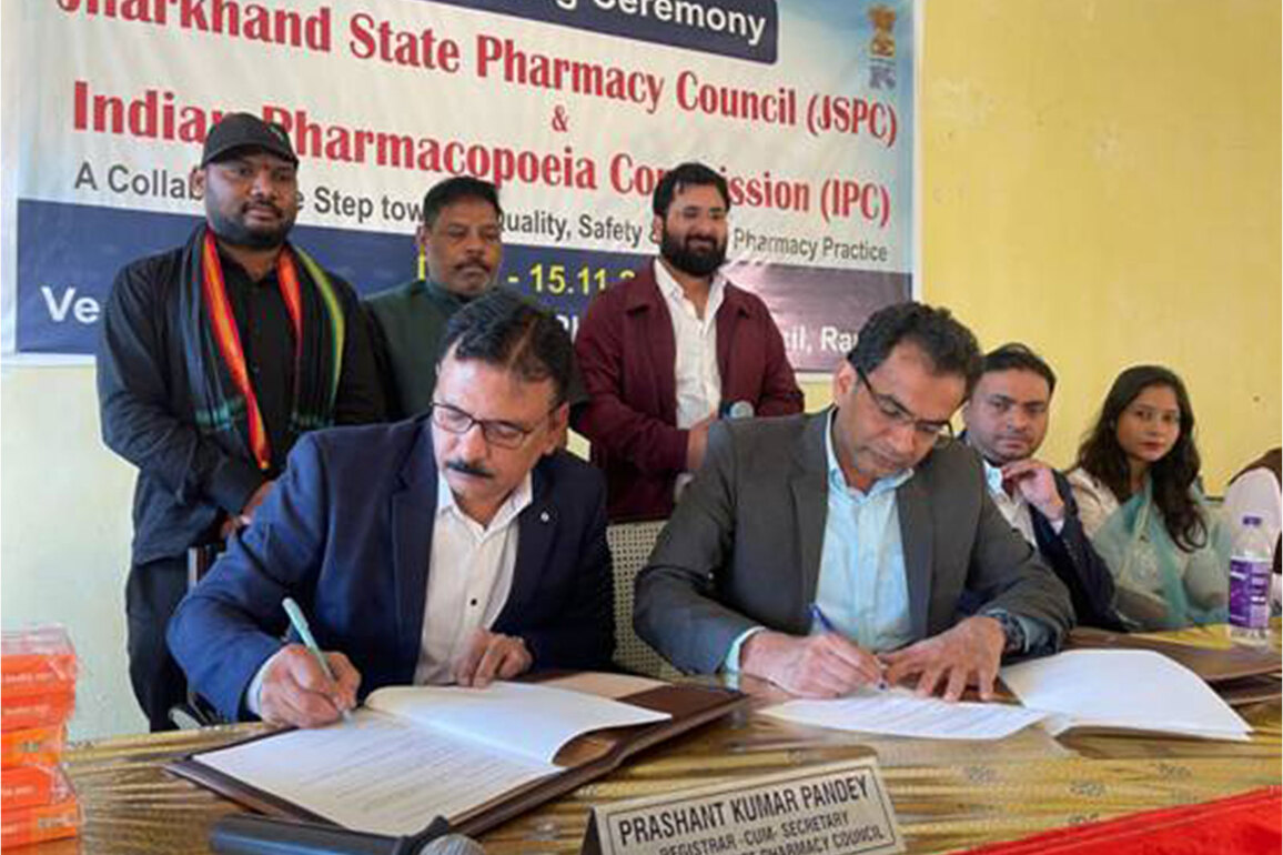 Indian Pharmacopoeia Commission signs MoU with Jharkhand State Pharmacy Council