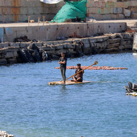 MIDEAST-GAZA CITY-FISHERMEN