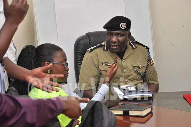  olice spokesperson red nanga addressing a press conference on the security situation on onday ctober  14 2019ile photo
