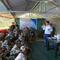 Assam: Forest Officials conduct sensitization for BSF on Human-Elephant conflict, Wildlife crime