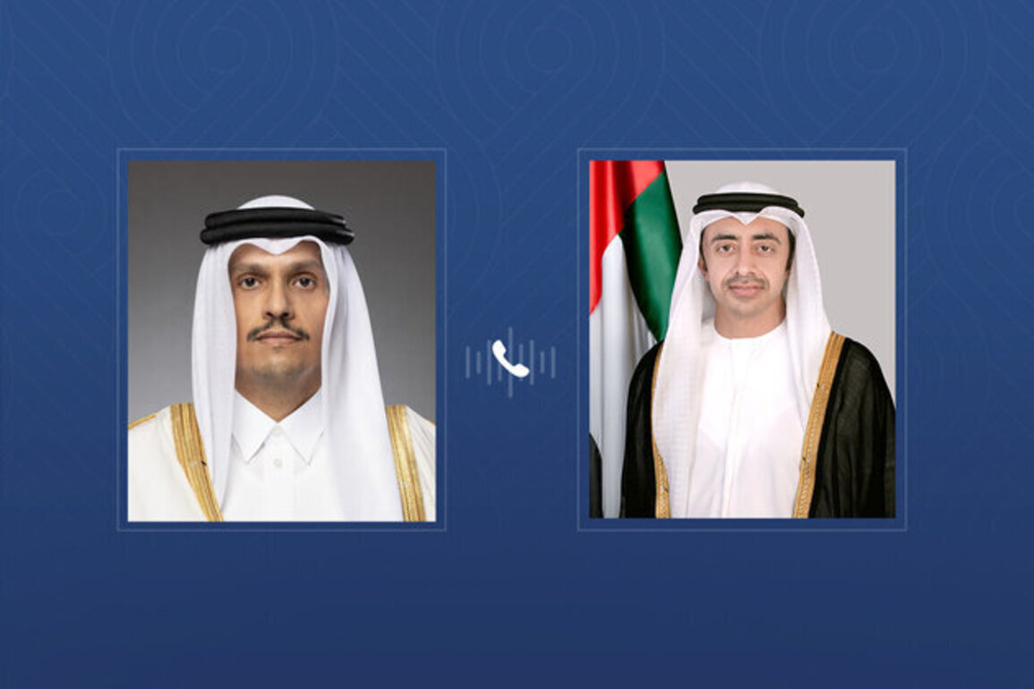 Abdullah bin Zayed receives phone call from Qatari PM & FM offering condolences over martyrdom of two armed forces members