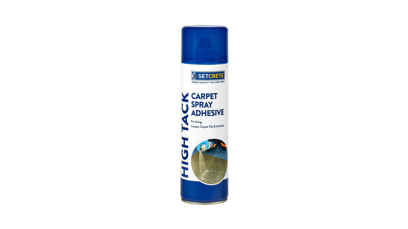 SetcreteTM Launches High Tack Carpet Spray Adhesive