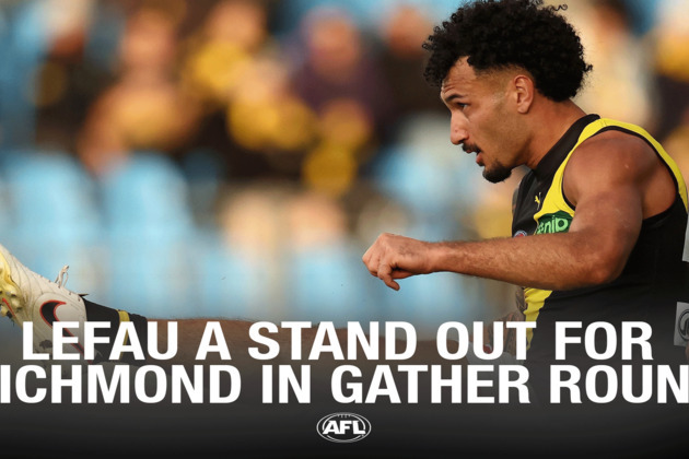 Lefau a standout for Richmond in Gather Round  AFL New Zealand