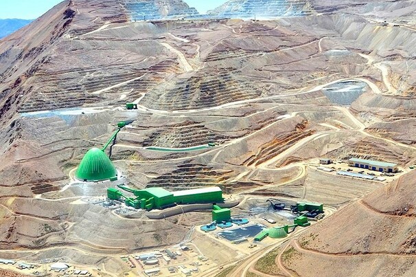 The Caserones open pit copper-molybdenum mine in Chile. Credit: Lundin Mining