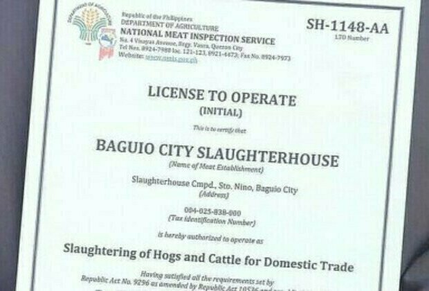 Baguio slaughterhouse meets NMIS standards for meat safety