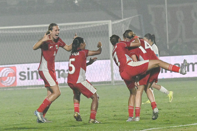 (SP)INDONESIA-TANGERANG-FOOTBALL-AFC WOMEN'S ASIAN CUP QUALIFIERS-GROUP D-INDONESIA VS KYRGYZSTAN