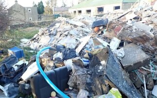 Around 20 tonnes of waste had been dumped on the Stocksfield farm in November 2021 with personal identifiable items traced back to Brown’s company (Environment Agency)
