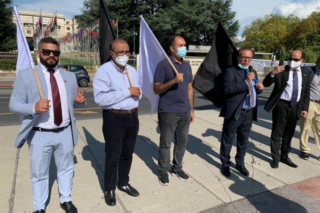 Pashtuns hold protest against Pak Army at UNHRC