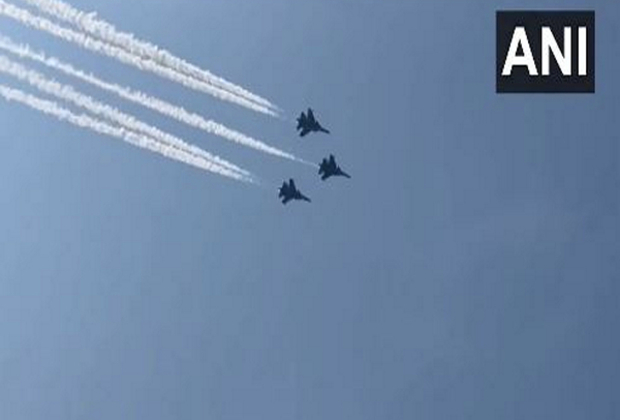 IAF conducts air show over Maha Kumbh Mela Kshetra on concluding day