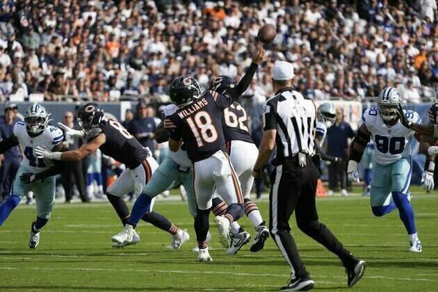 Pick-happy Bears down Dallas behind Caleb Williams' 4 TD passes