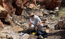  Riversgold exploration manager Vincent Bellandi at Tambourah