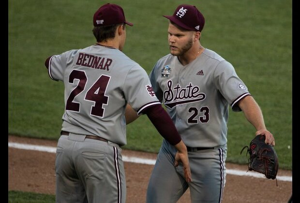 Mississippi State's Will Bednar overpowers Texas