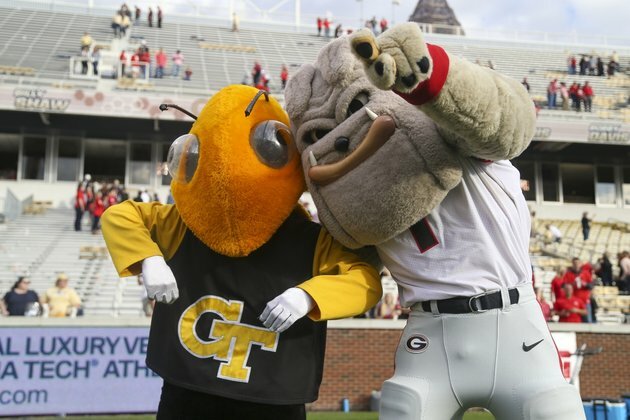 Top-ranked Georgia ready to feast on struggling Georgia Tech