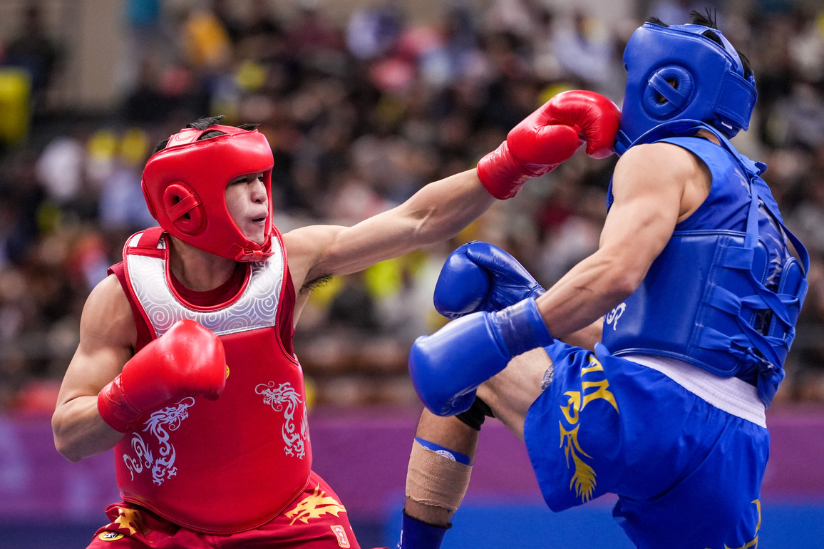 (SP)CHINA-15TH NATIONAL GAMES-WUSHU SANDA-MEN'S 75KG-FINAL(CN)