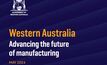 Screenshot of WA government's manufacturing prospectus.