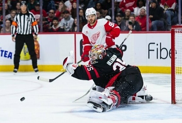 Linus Ullmark's 48 saves help streaking Senators top Wings