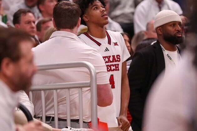 No. 13 Texas Tech skids into meeting with West Virginia