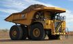 Cat's first battery electric 793 large mining truck 