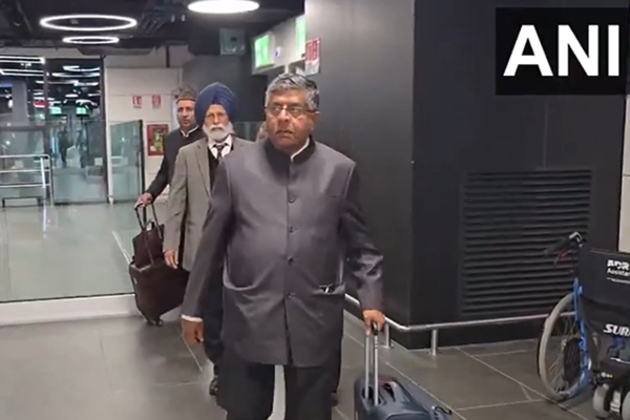 All-party delegation led by BJP MP Ravi Shankar Prasad arrives in Rome after France visit
