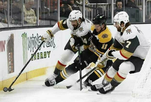 Golden Knights rally past Bruins on late goal from Tomas Hertl