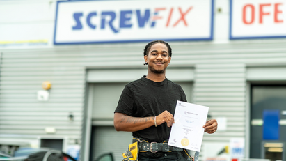 Screwfix reaches trade apprentice milestone