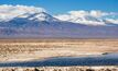  The Salar de Atacama salt flat in Chile