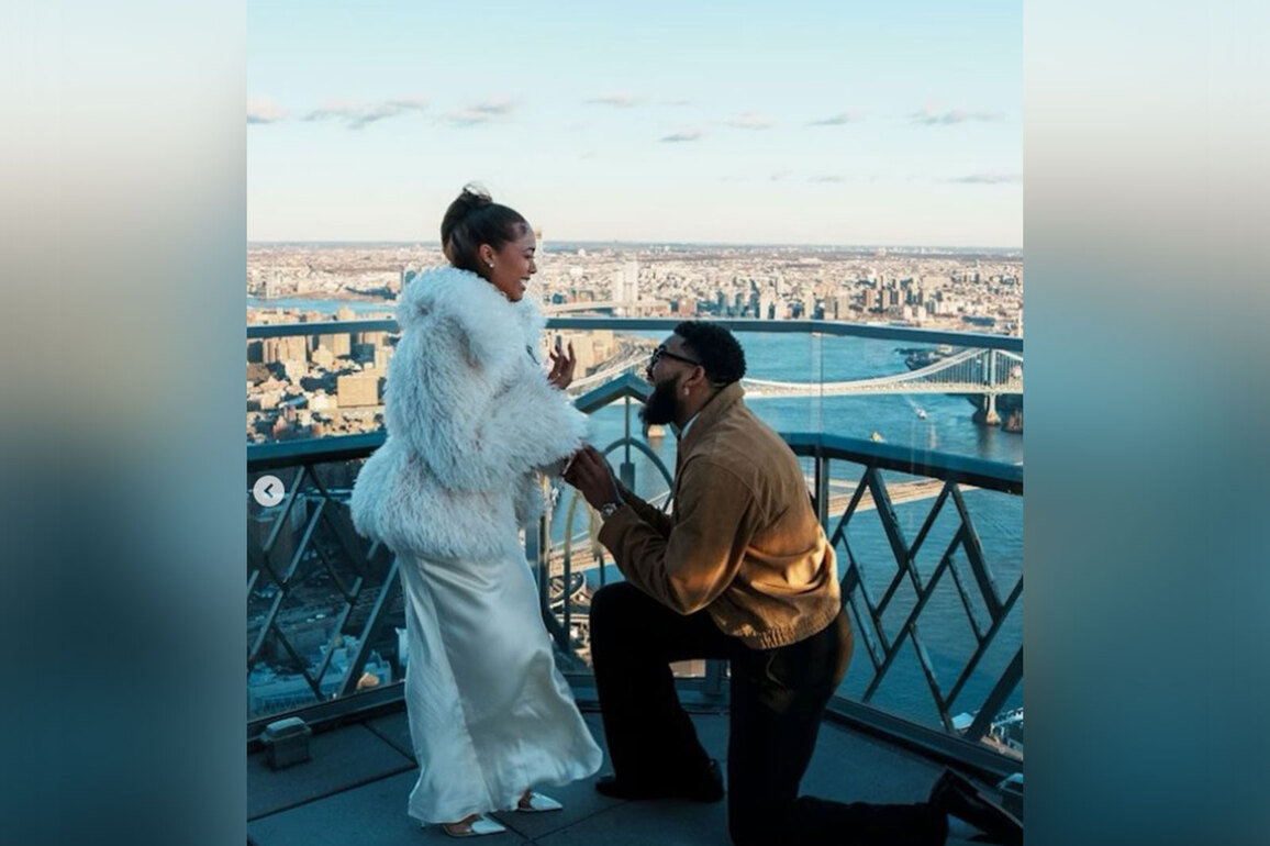 Jordyn Woods, Karl-Anthony Towns celebrate Christmas engagement after five years dating