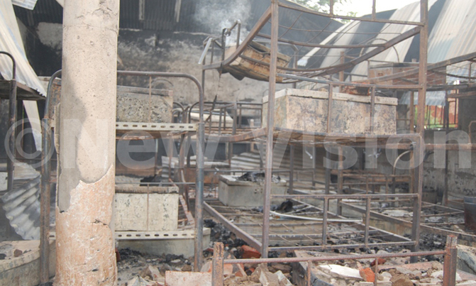 Fire guts Mayuge dormitory Fire guts Mayuge dormitory