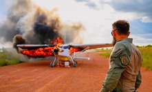  Aeronave usada em garimpo ilegal é destruída/Divulgação