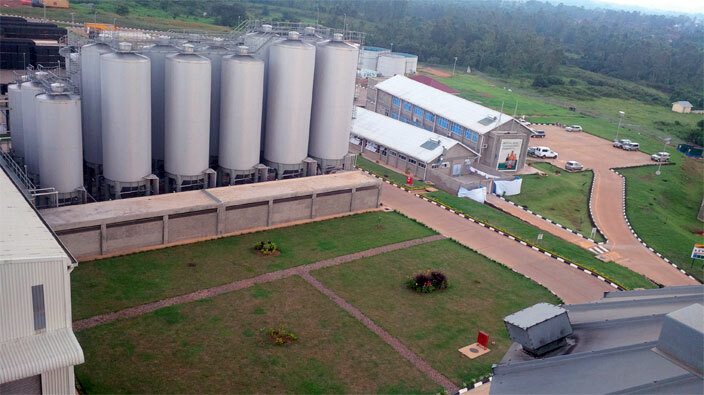 he new brewery located on the banks of iver wizi in uharo barara district