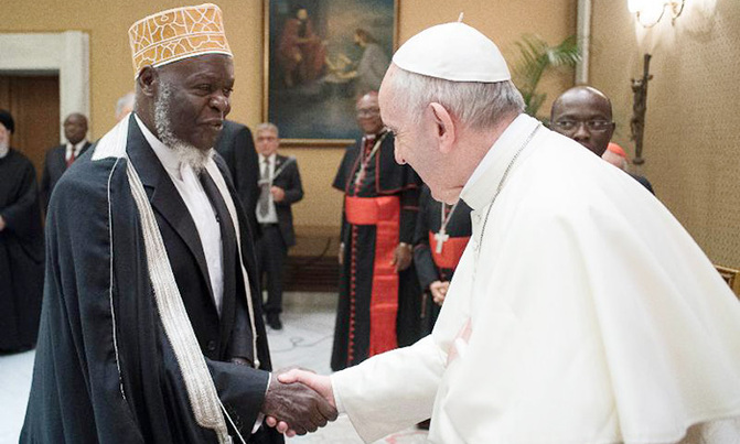 Mubaje lauds Pope for condemning Muslim persecution Mubaje lauds Pope for condemning Muslim persecution