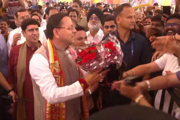Uttarakhand: CM Dhami recieves grand welcome from locals and BJP workers during Kumaon tour