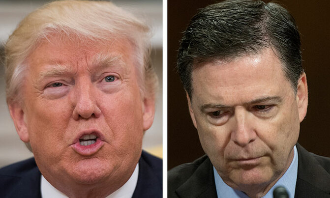 Trump alleges ex-FBI chief Comey committed 'many crimes' Trump alleges ex-FBI chief Comey committed 'many crimes'