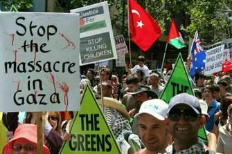 Greens hammered by legacy media spin on Gaza