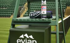 Evian serves up Wimbledon's first on court refillable water system