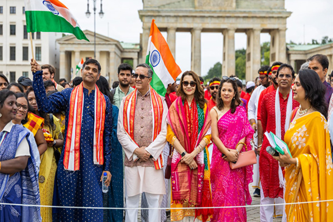 Indian Embassy in Germany organises 'Bharat Parade' to mark 79th Independence Day