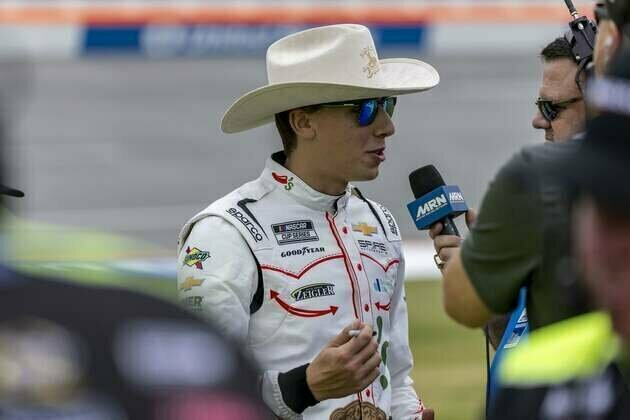 Carson Hocevar wins first career NASCAR Cup pole at Texas