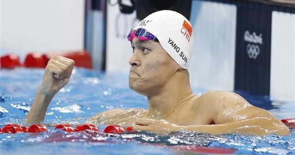 Sun Yang wins first swimming Gold Medal for China at Rio Olympics
