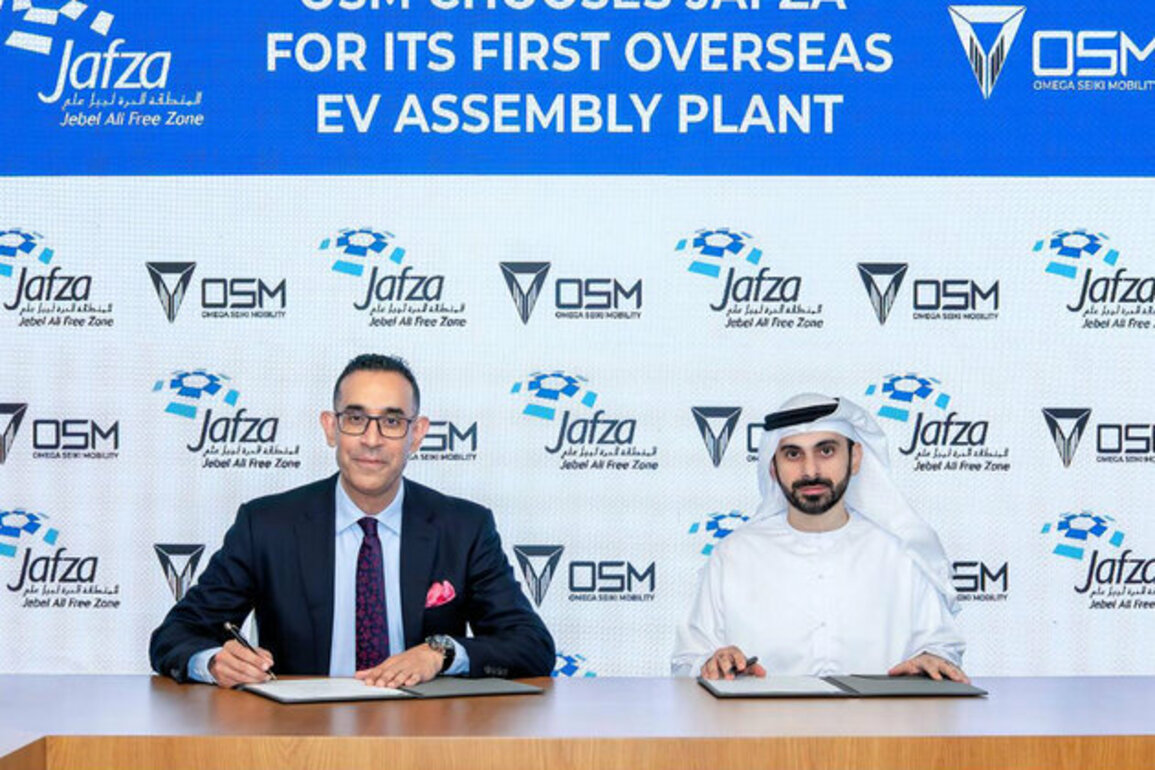 Omega Seiki Mobility to invest AED92 million in electric vehicle assembly plant at Dubai's Jafza