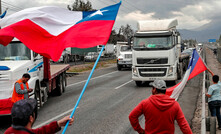 Truckers in Chile block roads in April 2022