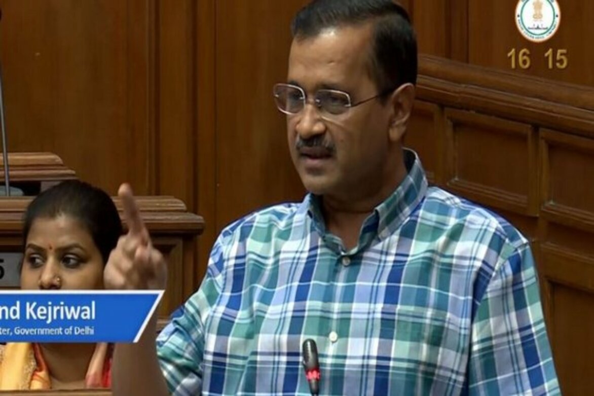 Kejriwal attacks PM Modi, BJP in Delhi assembly, raises Adani issue