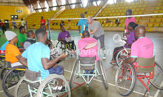 Africa para-badminton course starts at Lugogo Africa para-badminton course starts at Lugogo